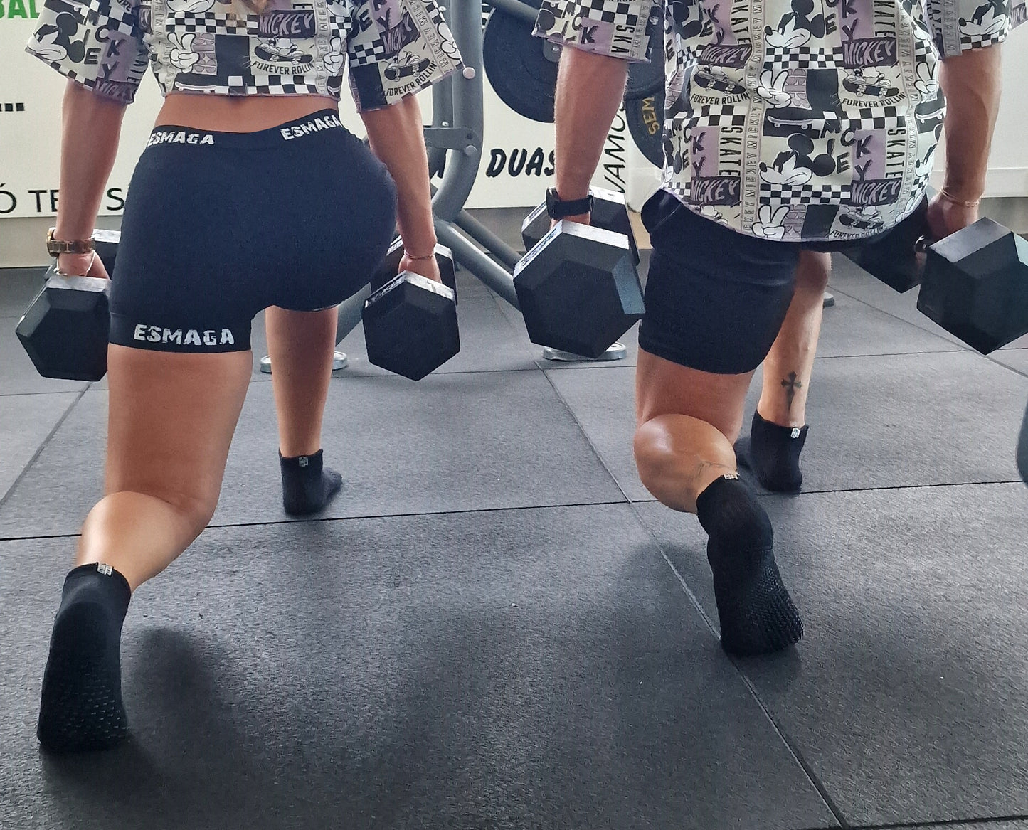 Meias Gym Power Antiderrapantes