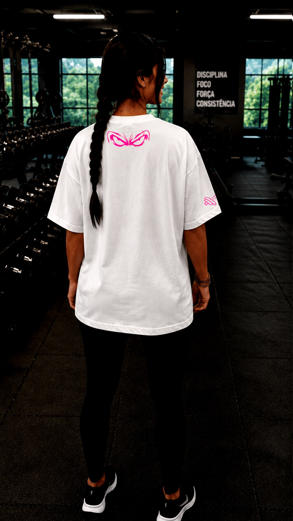 Oversized Pink Flúor 3D