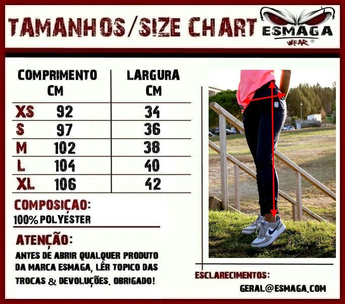 Calça Skinny Sport - 100% Polyester (Personalizável)