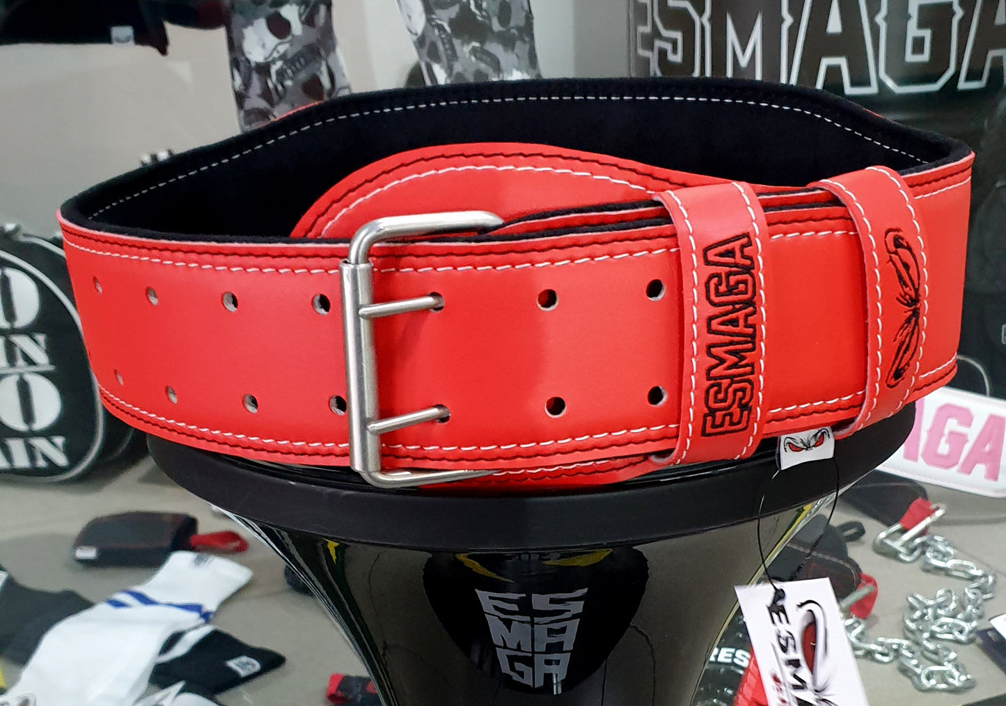 EMBROIDERY - ESMAGA Black Belt (customized with logos/designs)