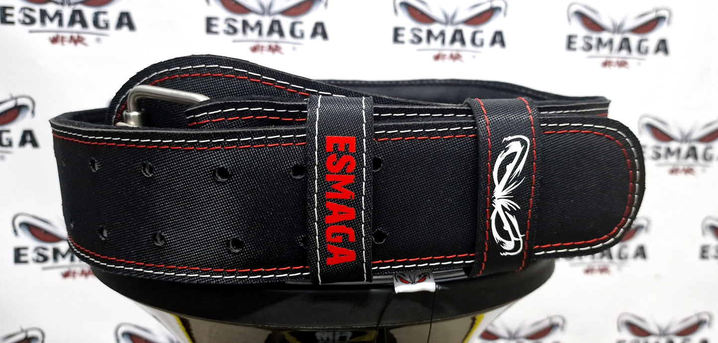 EMBROIDERY - ESMAGA Black & Green Belt (personalized only with name/letters)