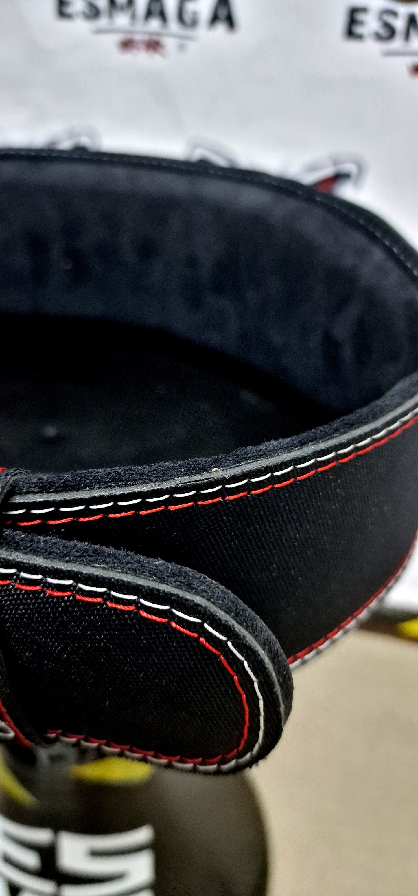 EMBROIDERY - ESMAGA Black & Green Belt (personalized only with name/letters)