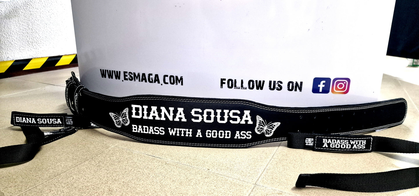DIGITAL PRINTING - ESMAGA Black Set - belt+streps
