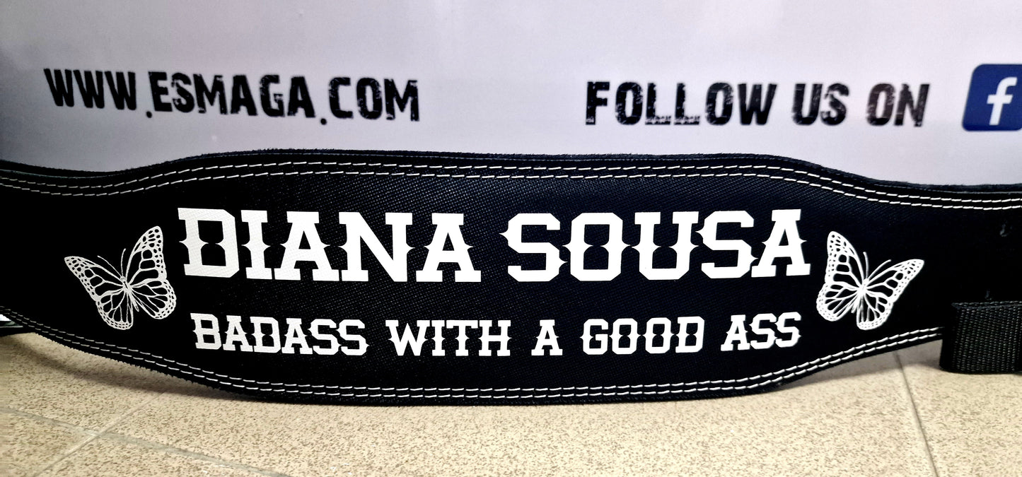 DIGITAL PRINTING - ESMAGA Black Set - belt+streps