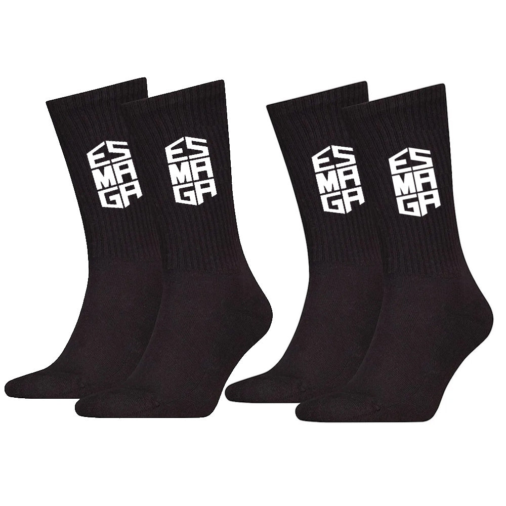 Gym Work Black Socks