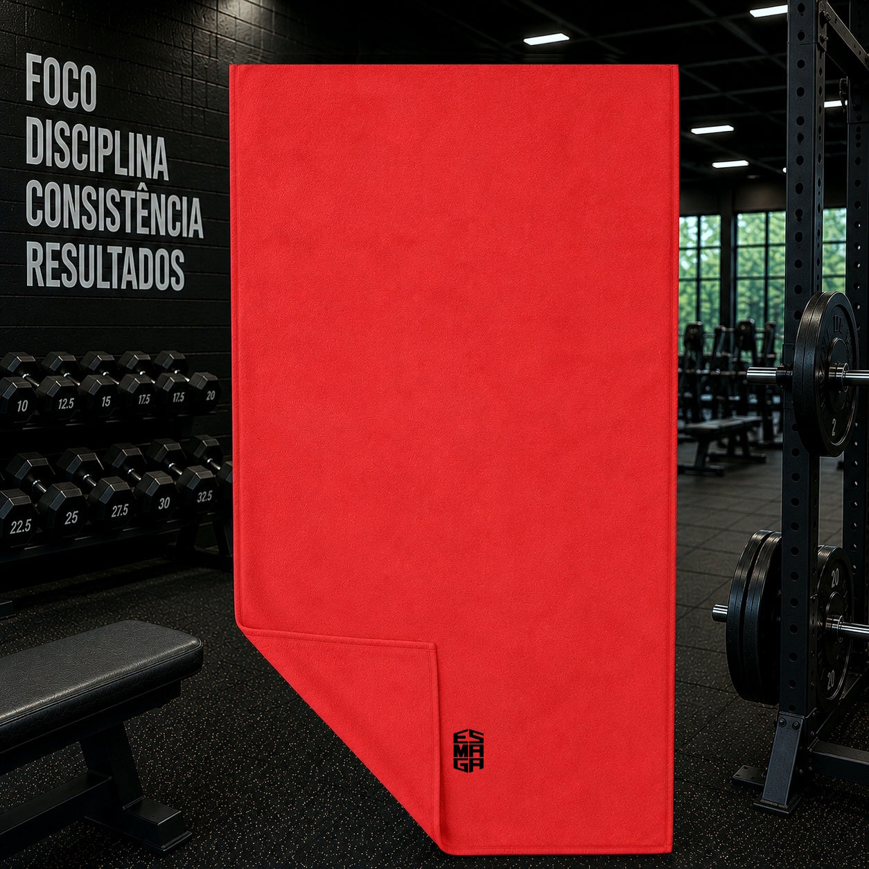 Black Microfiber Towel (Customizable)