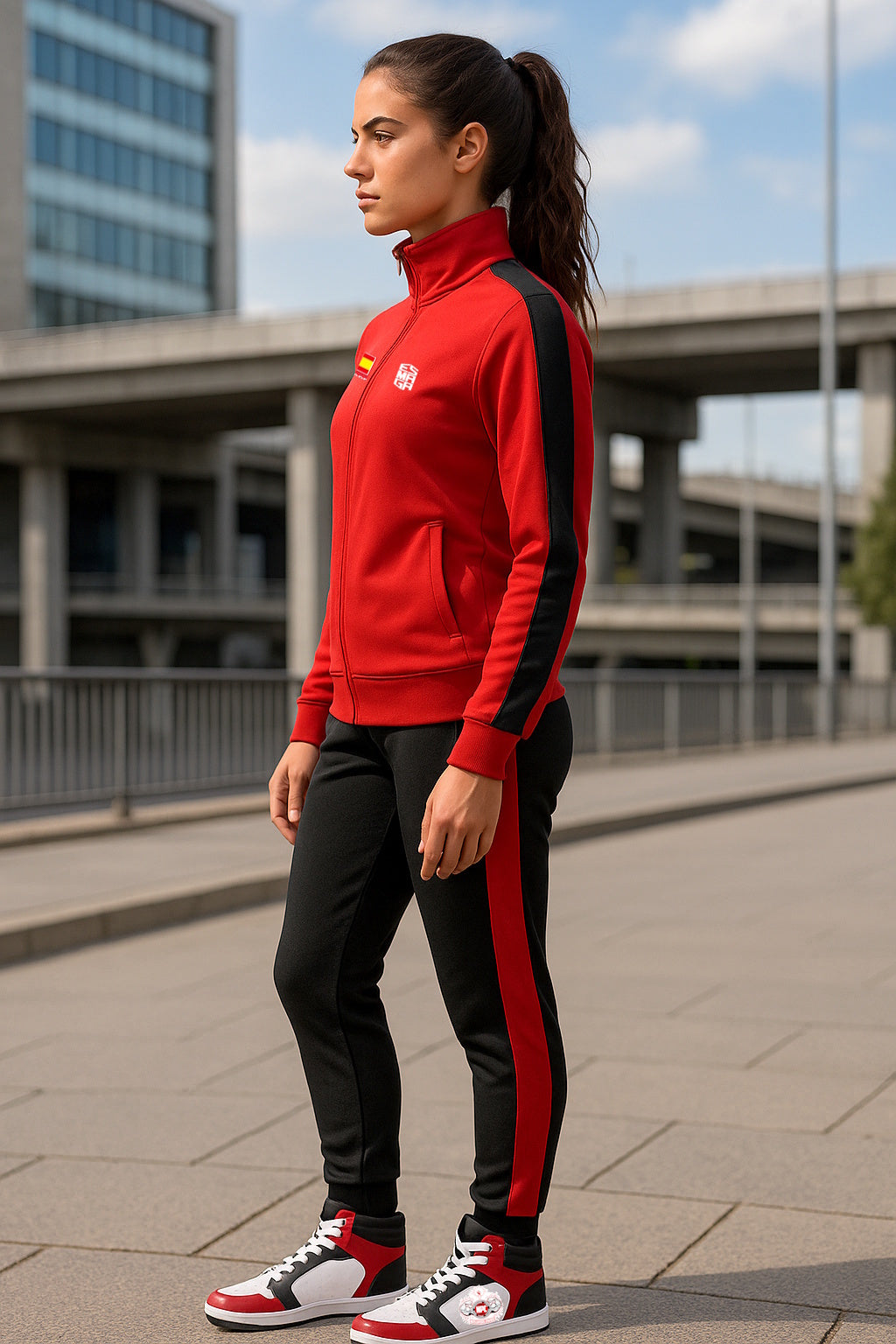 Field Black and White Tracksuit