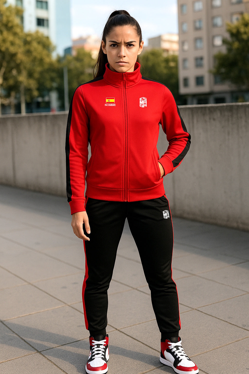 Field Black and White Tracksuit