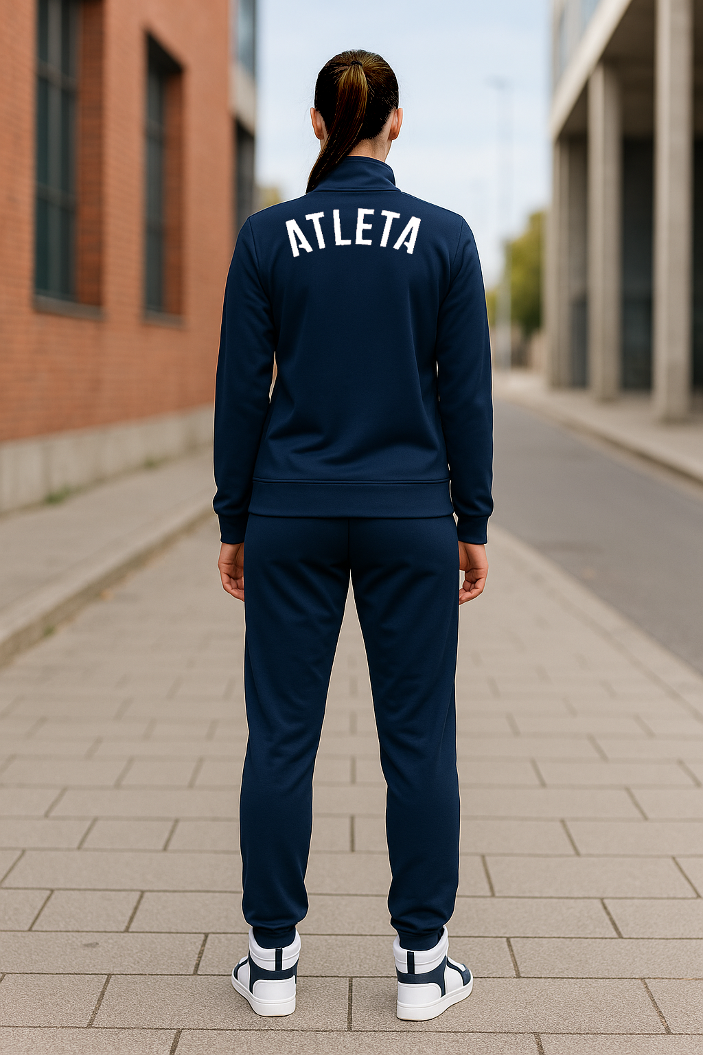 Chándal Field Blanco y Negro