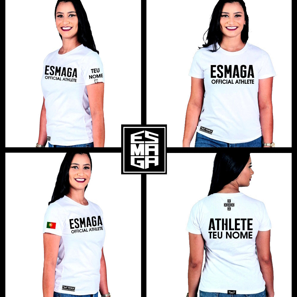 T-Shirt Official Athlete (Personalizável)