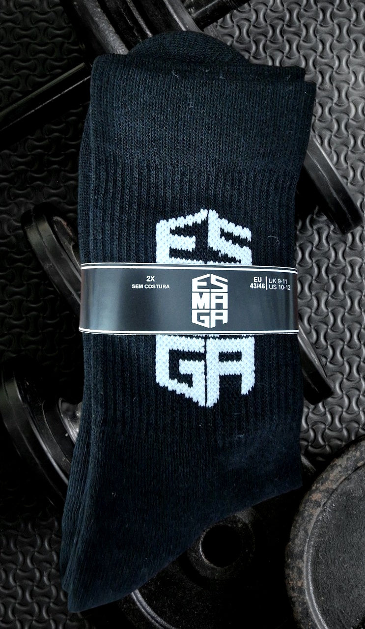 Gym Work Black Socks