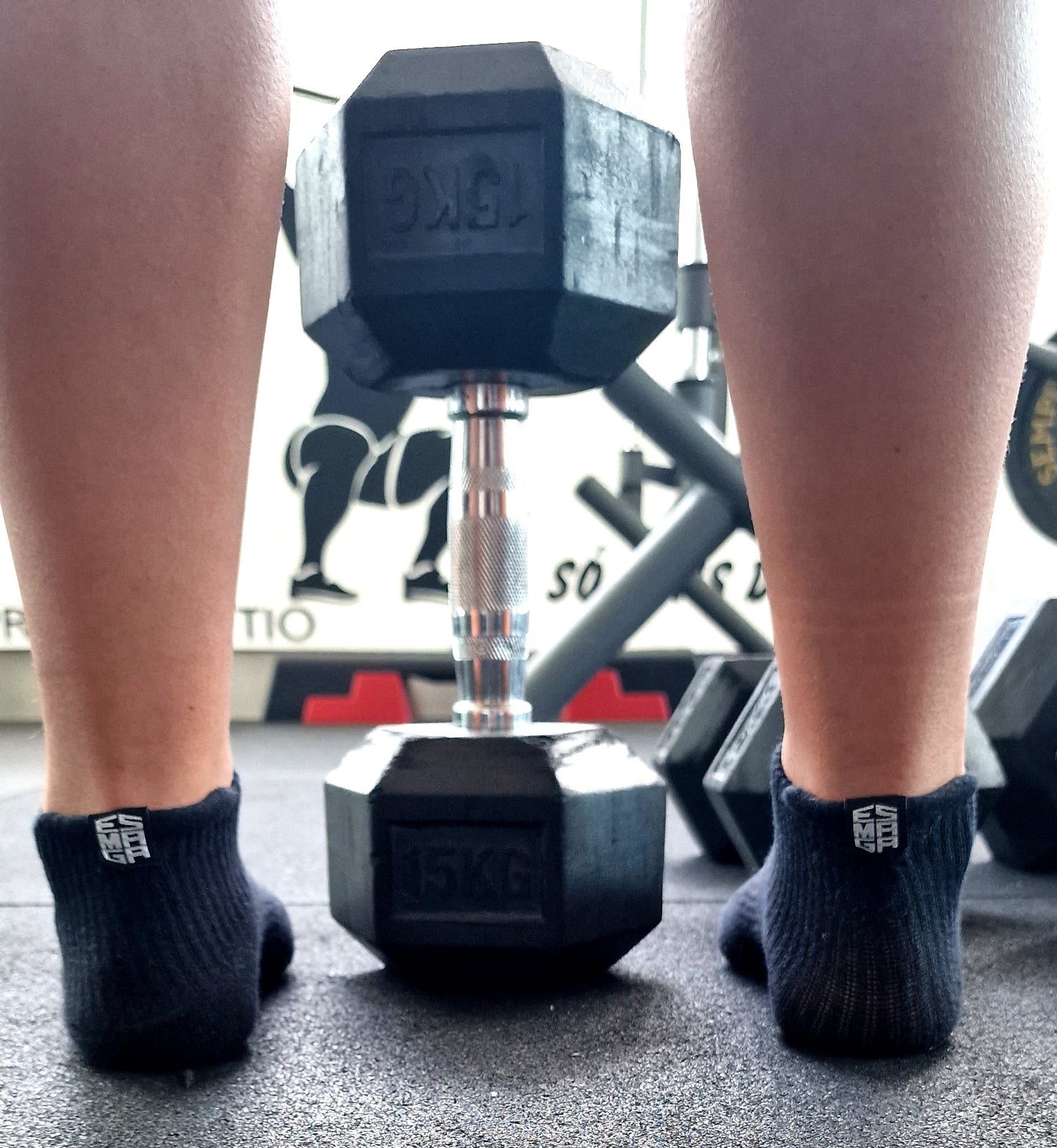 Meias Gym Power Antiderrapantes