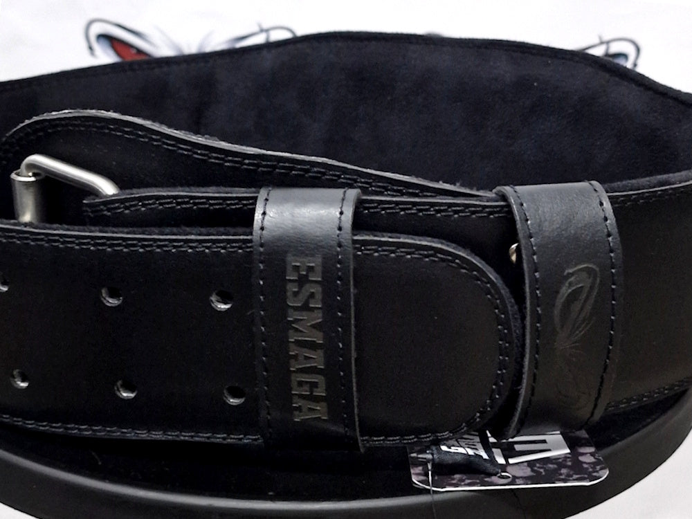 EMBROIDERY - ESMAGA Black & White Belt (personalized only with name/letters)