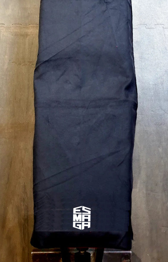 Black Microfiber Towel (Customizable)