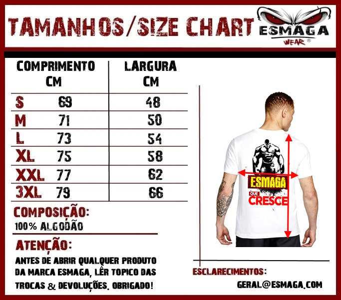 T-Shirt ESMAGA QUE CRESCE