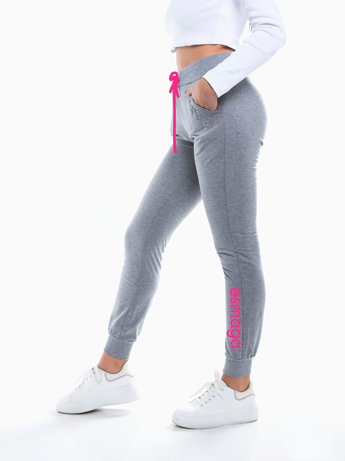 Calça ESMAGA Pink Flúor (Personalizável)