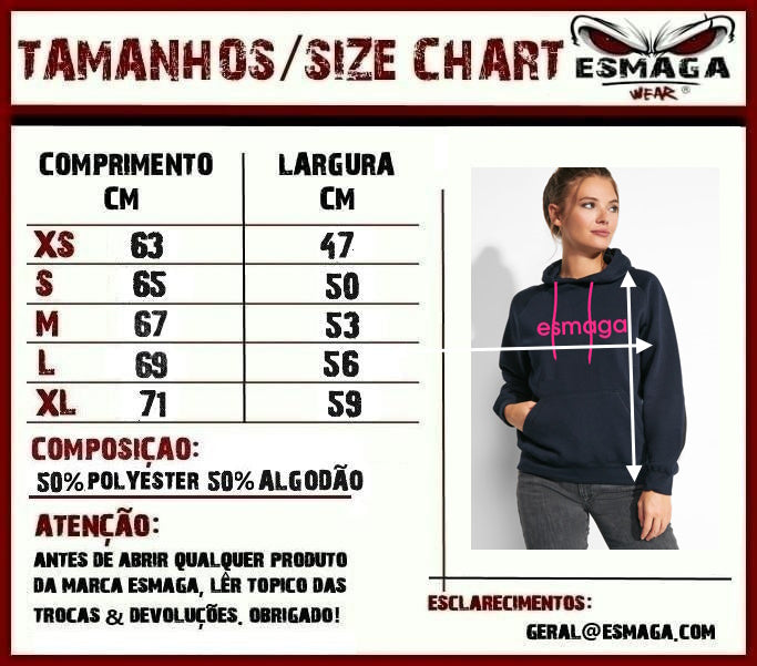 Hoodie ESMAGA Pink Flúor  (Personalizável)