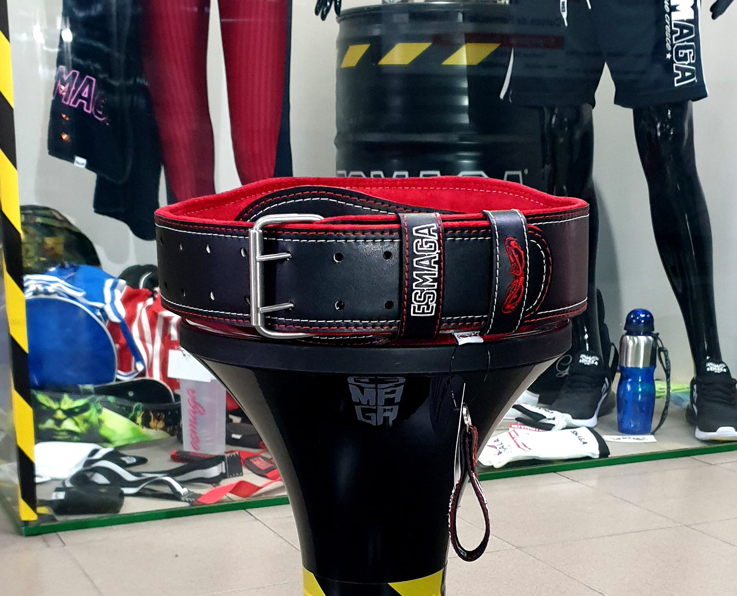 EMBROIDERY - ESMAGA Black & White Belt (personalized only with name/letters)