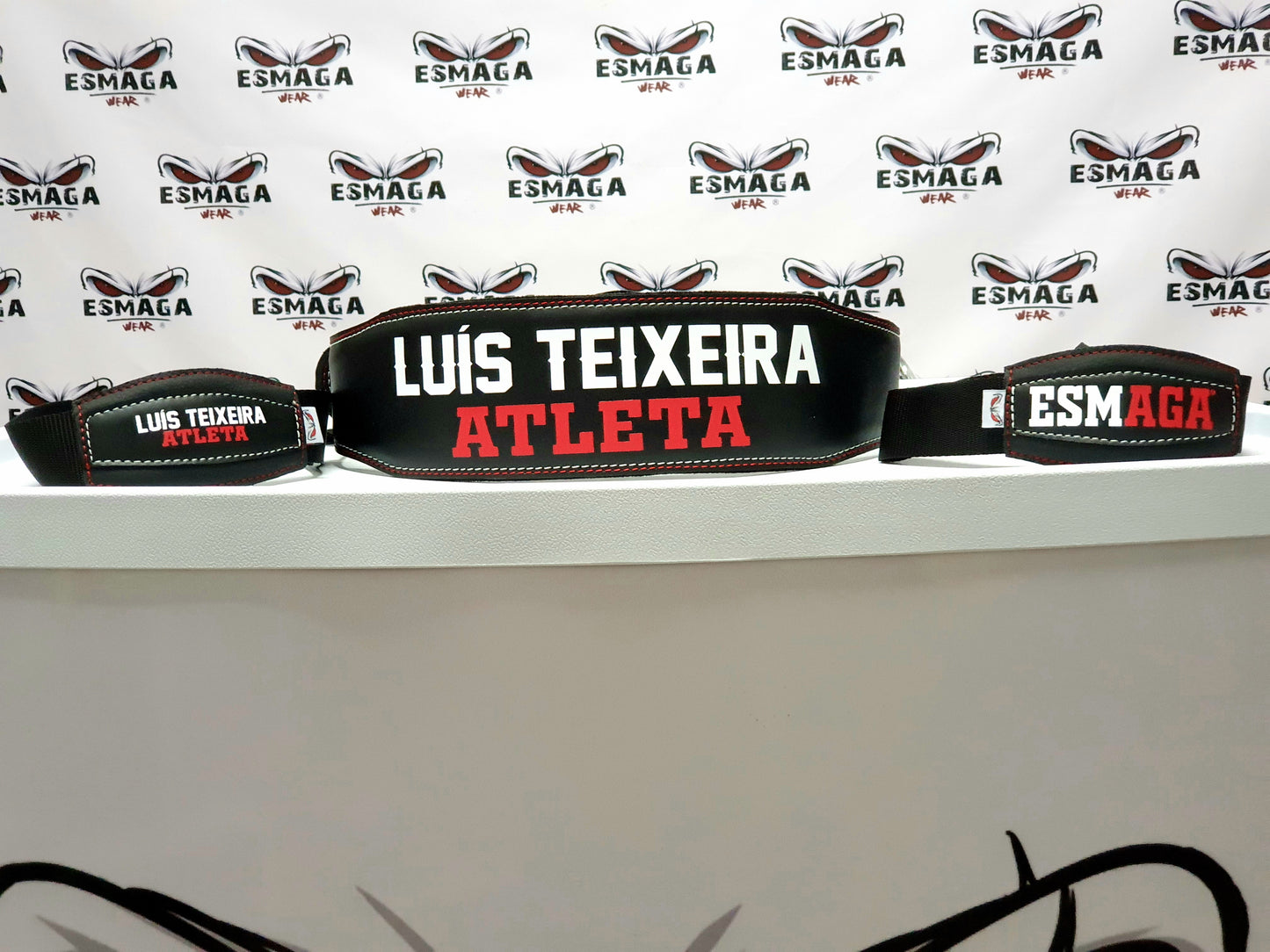 DIGITAL PRINTING - ESMAGA Black Set - belt+streps