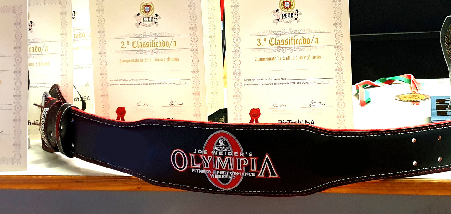 EMBROIDERED - Joe Weider's Olympia Fitness & Performance Weekend Belt