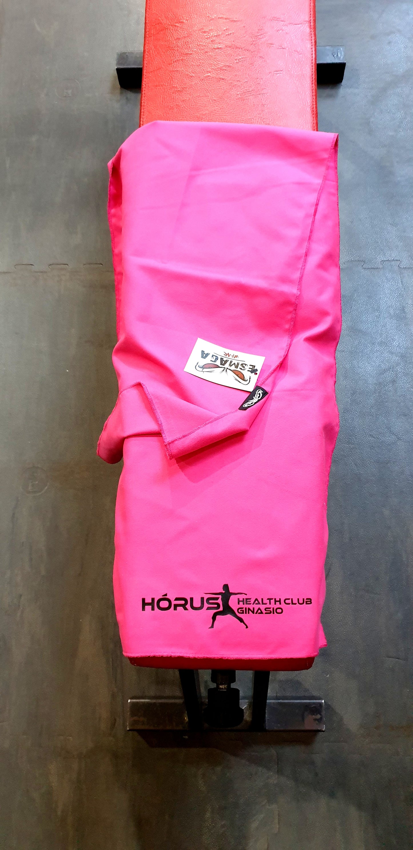 Pink Microfiber Towel (Customizable)
