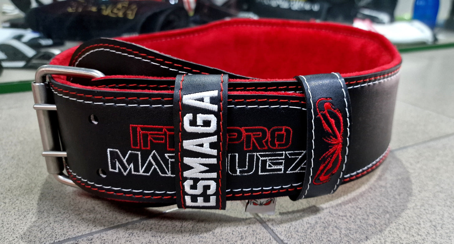 EMBROIDERY - ESMAGA Black Belt (customized with logos/designs)