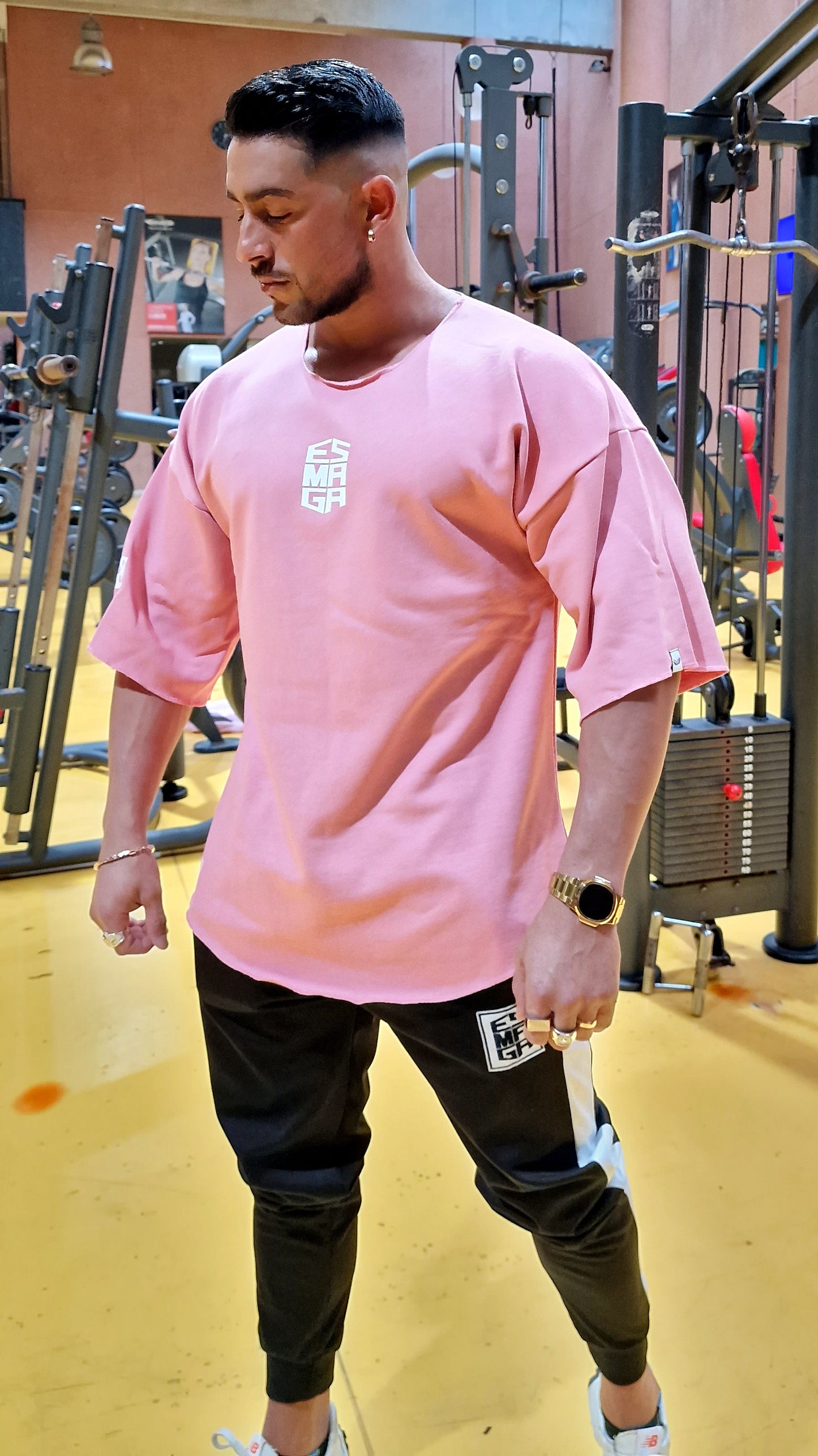 Jersey Old School Rosa (Personalizable)