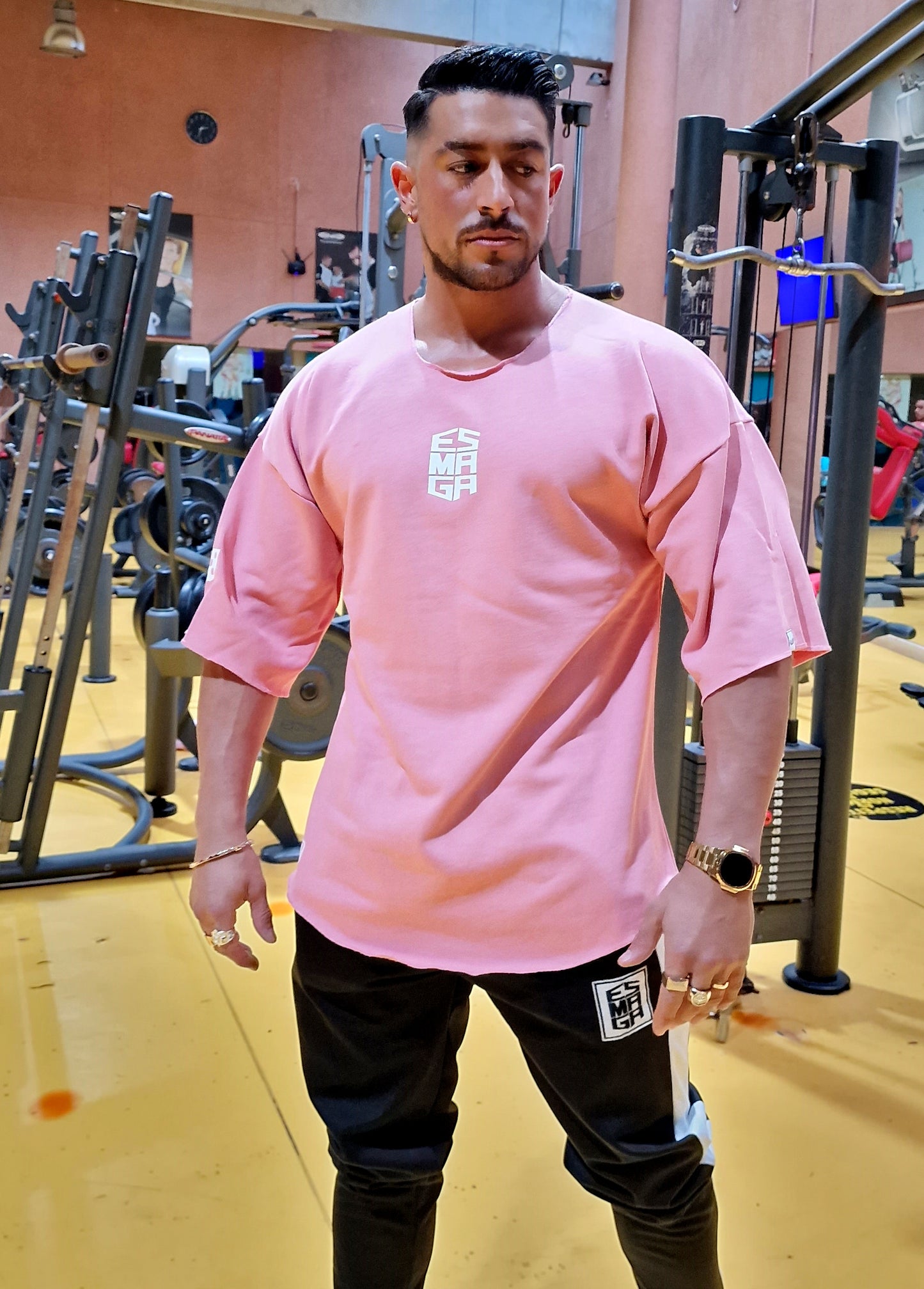 Jersey Old School Rosa (Personalizable)