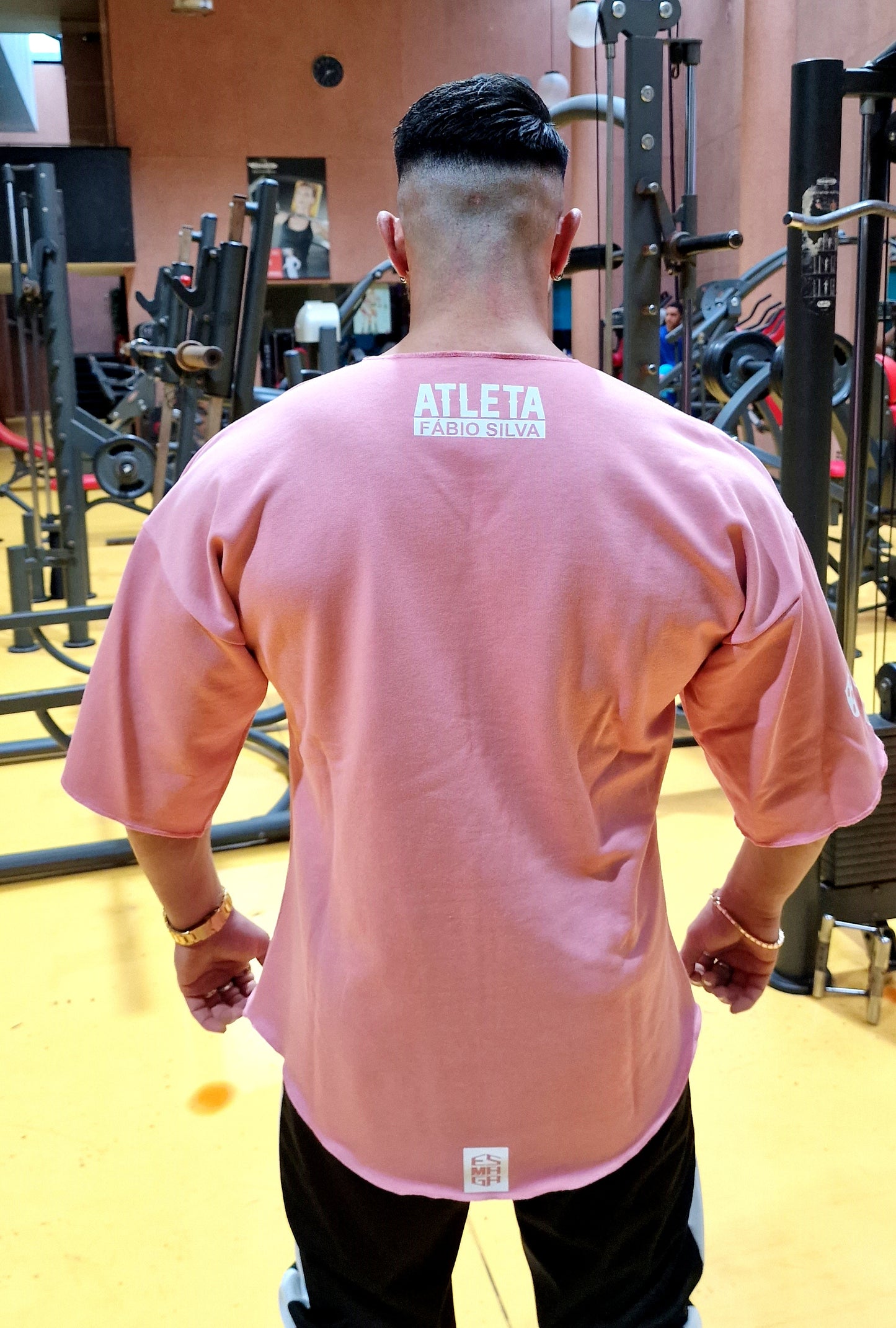 Jersey Old School Rosa (Personalizable)