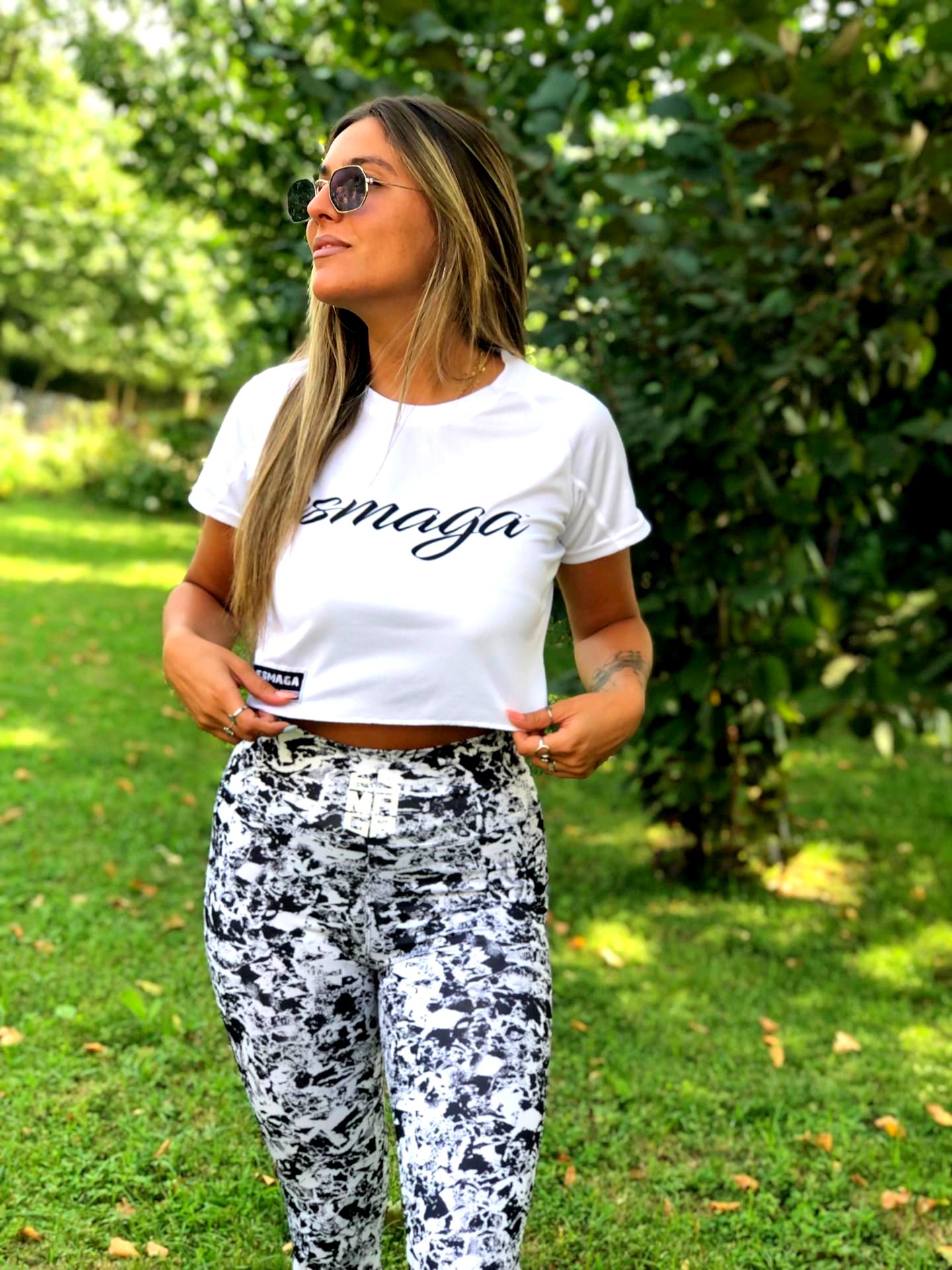Crop Top Aplasta Blanco