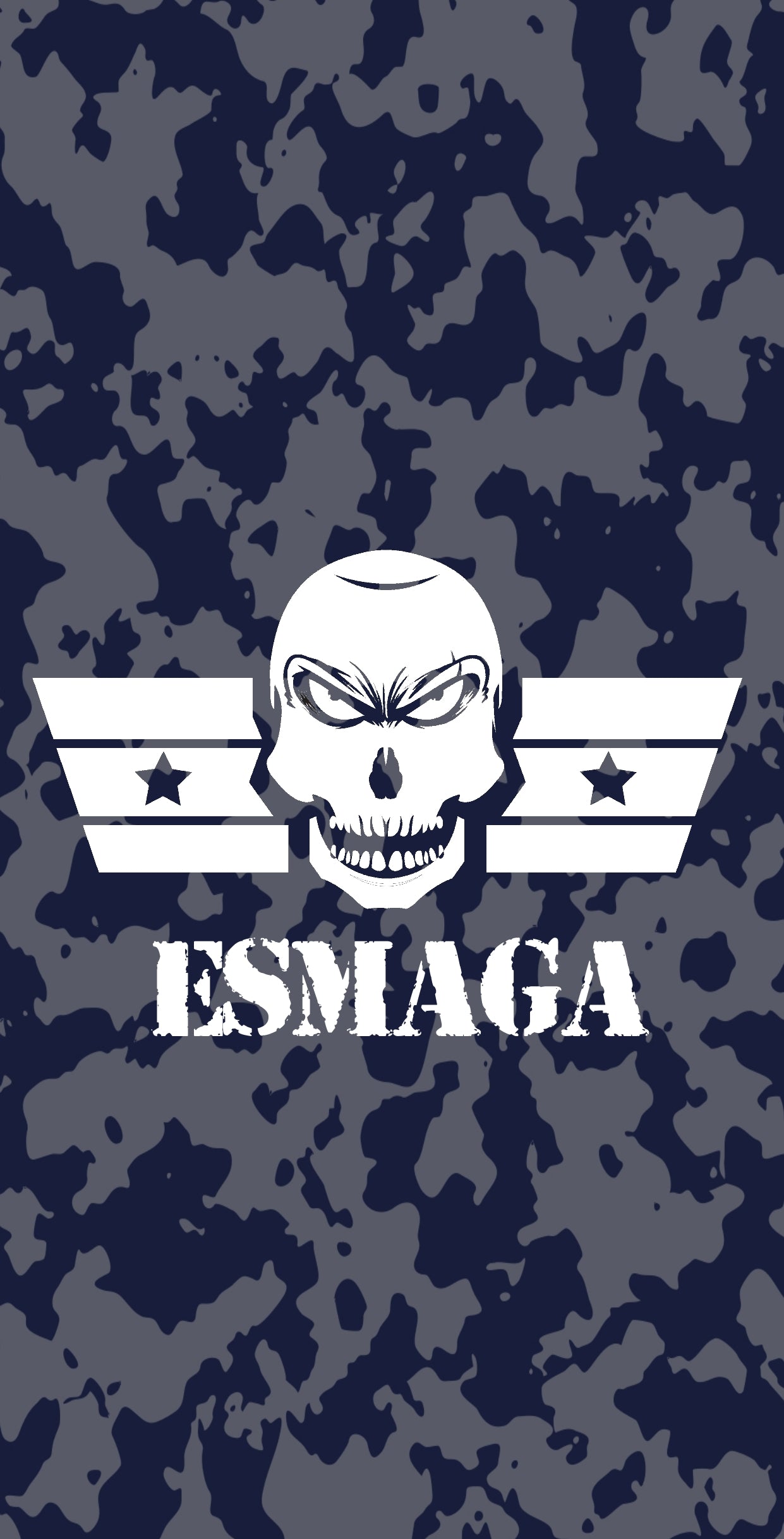 camuflaje azul marino