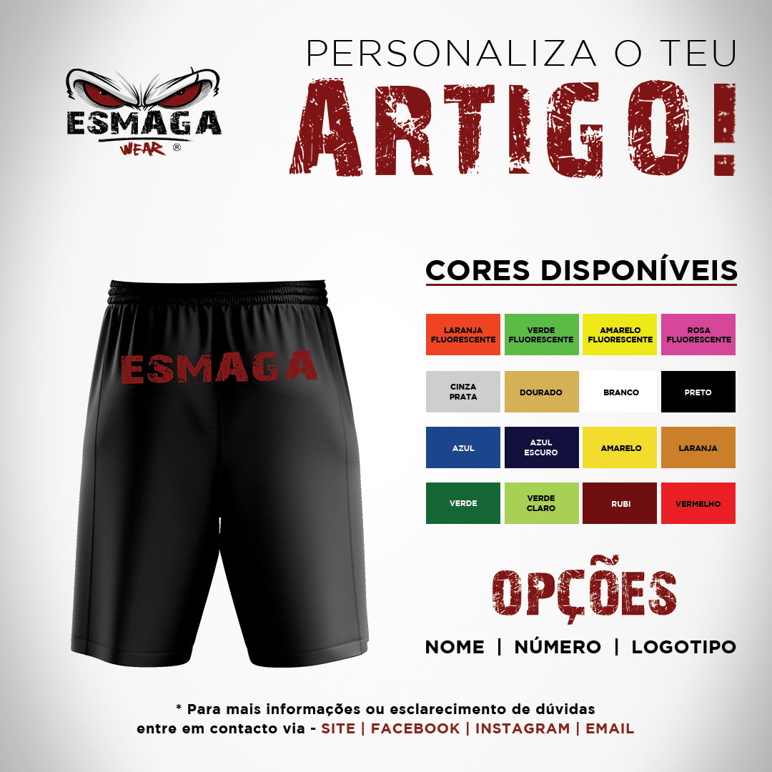 Acréscimo de personalização complexa Calção/Calça Verso