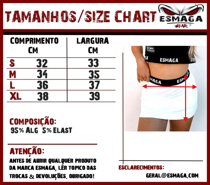 Shorts & Skirt White ESMAGA