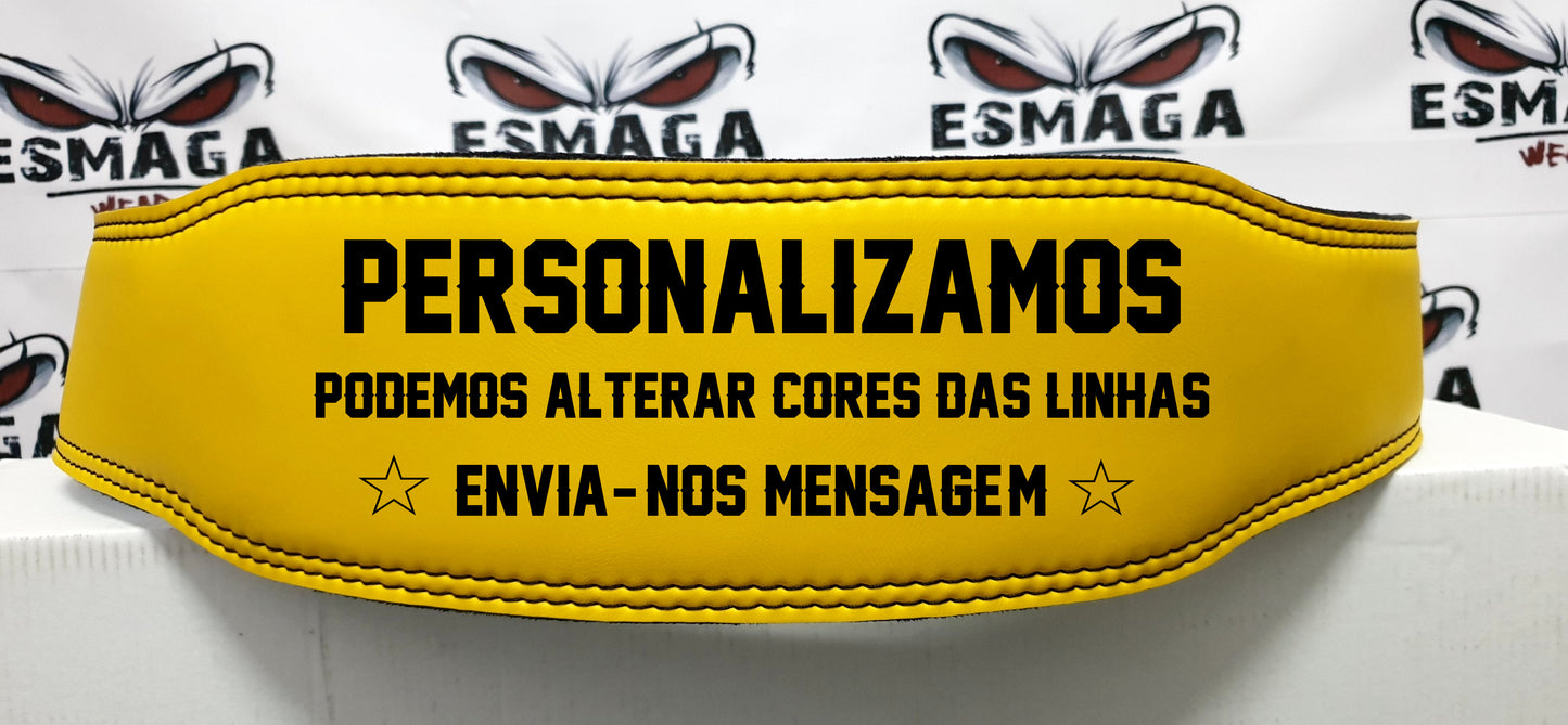 EMBROIDERY - ESMAGA Black &amp; White Belt (personalized only with name/letters)