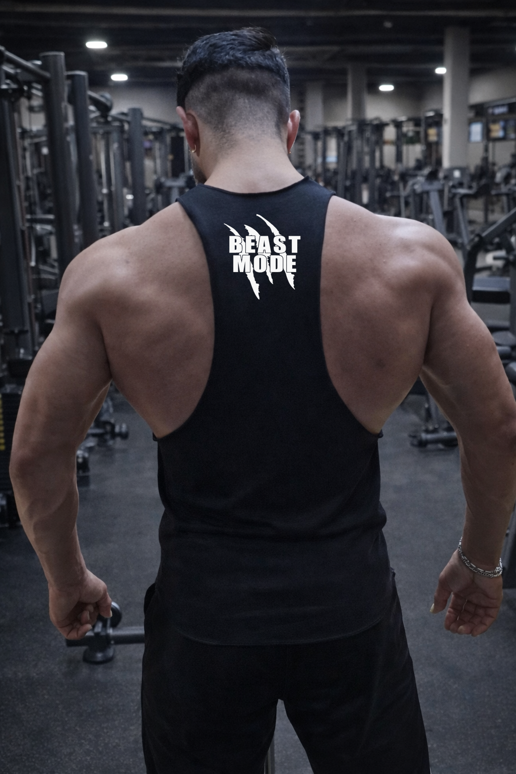 Cava Atleta Negro (Personalizable)