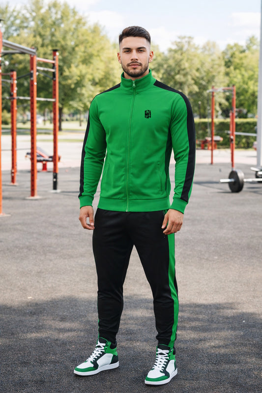 Fato de Treino Field Black and Green