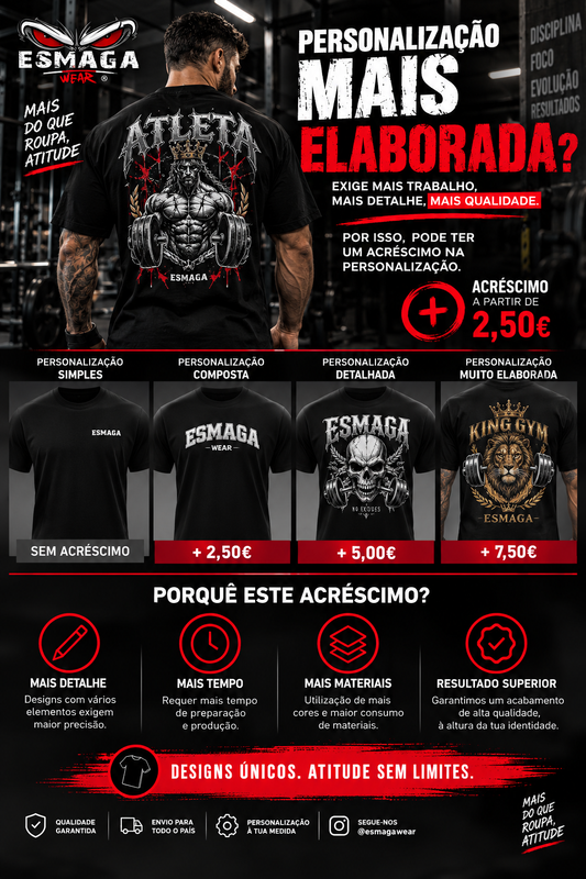 Acréscimo de Personalização