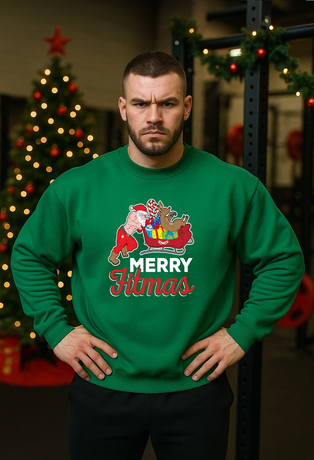 Sweater Merry Fitmas ♂