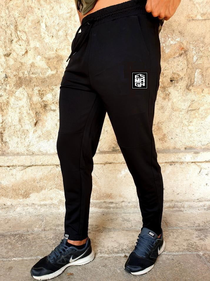 SKINNY ESMAGA Pants - BLACK NEW LOGO - 100% Polyester (Customisable)