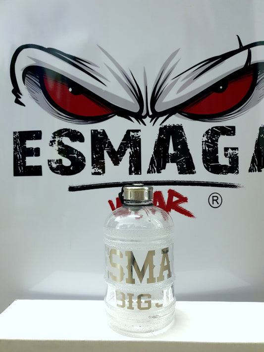 Transparent Bottle ESMAGA Metalic