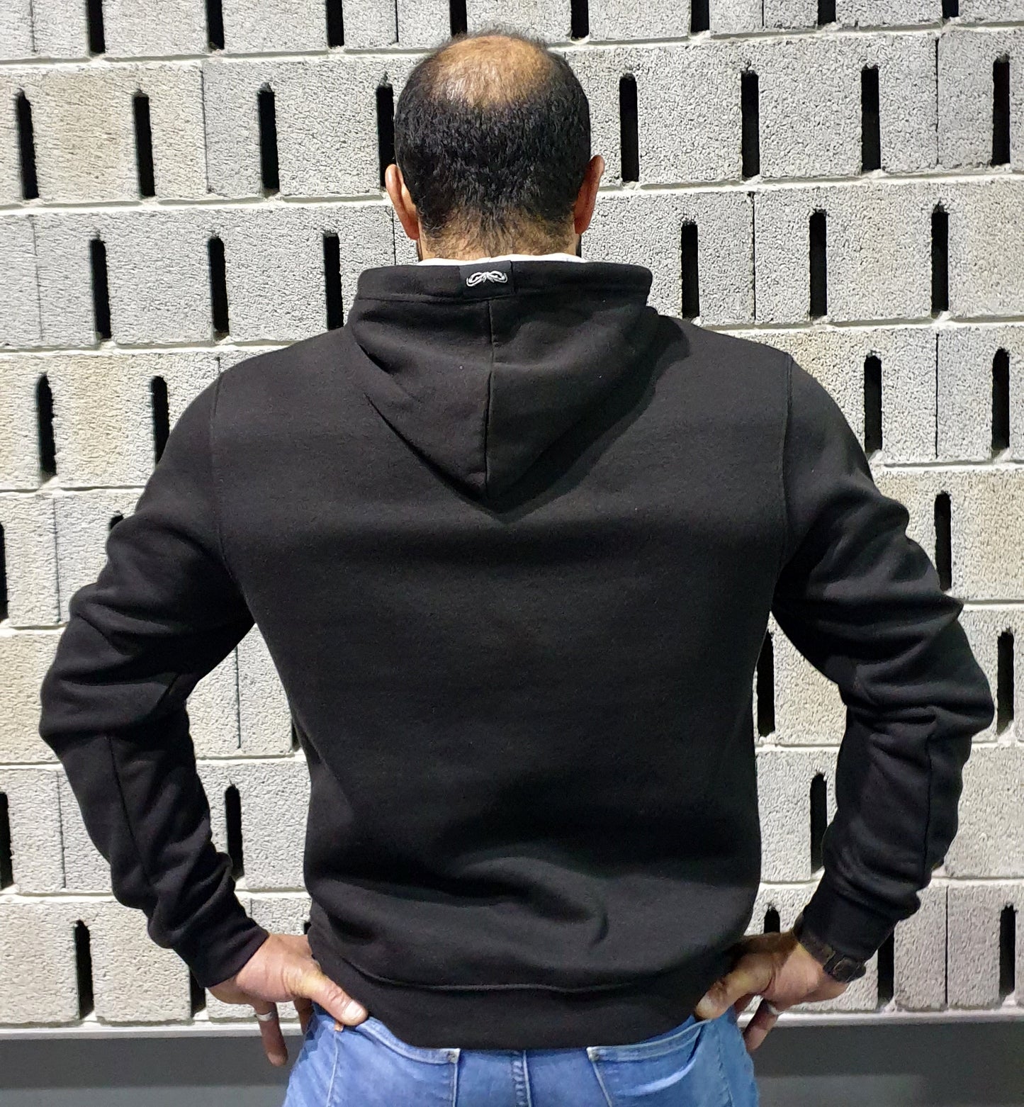 Hoodie Silver Patch