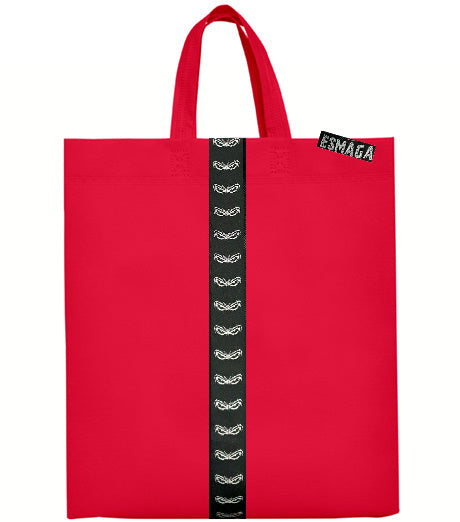 Gift Bag Red &amp; Silver