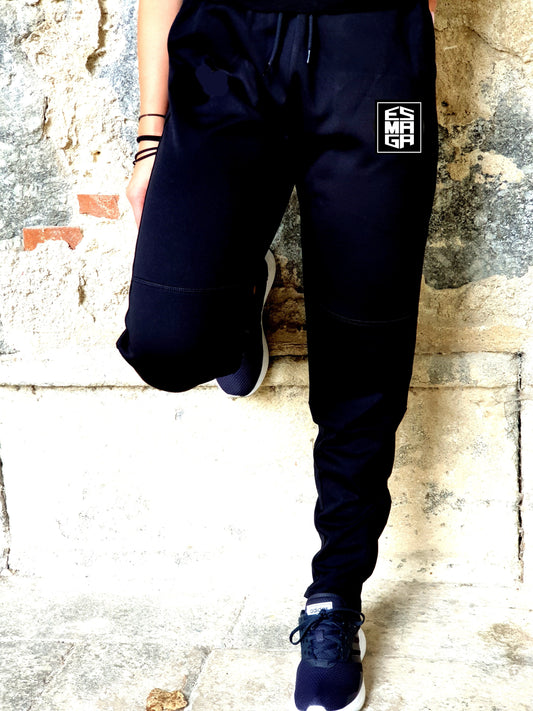 SKINNY ESMAGA Pants - Black New Logo - 100% Polyester (Customisable)