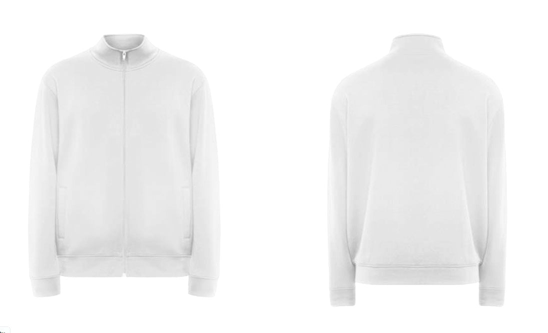 White workout online jacket