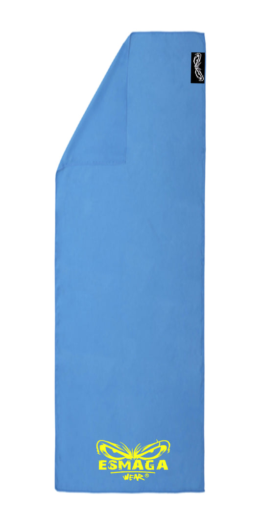 Blue Microfiber Towel (Customizable)