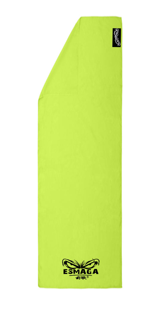 Green Microfiber Towel (Customizable)
